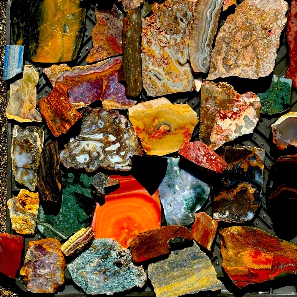 Rare jasper Rare agates Rare cold mountain jasper slabs